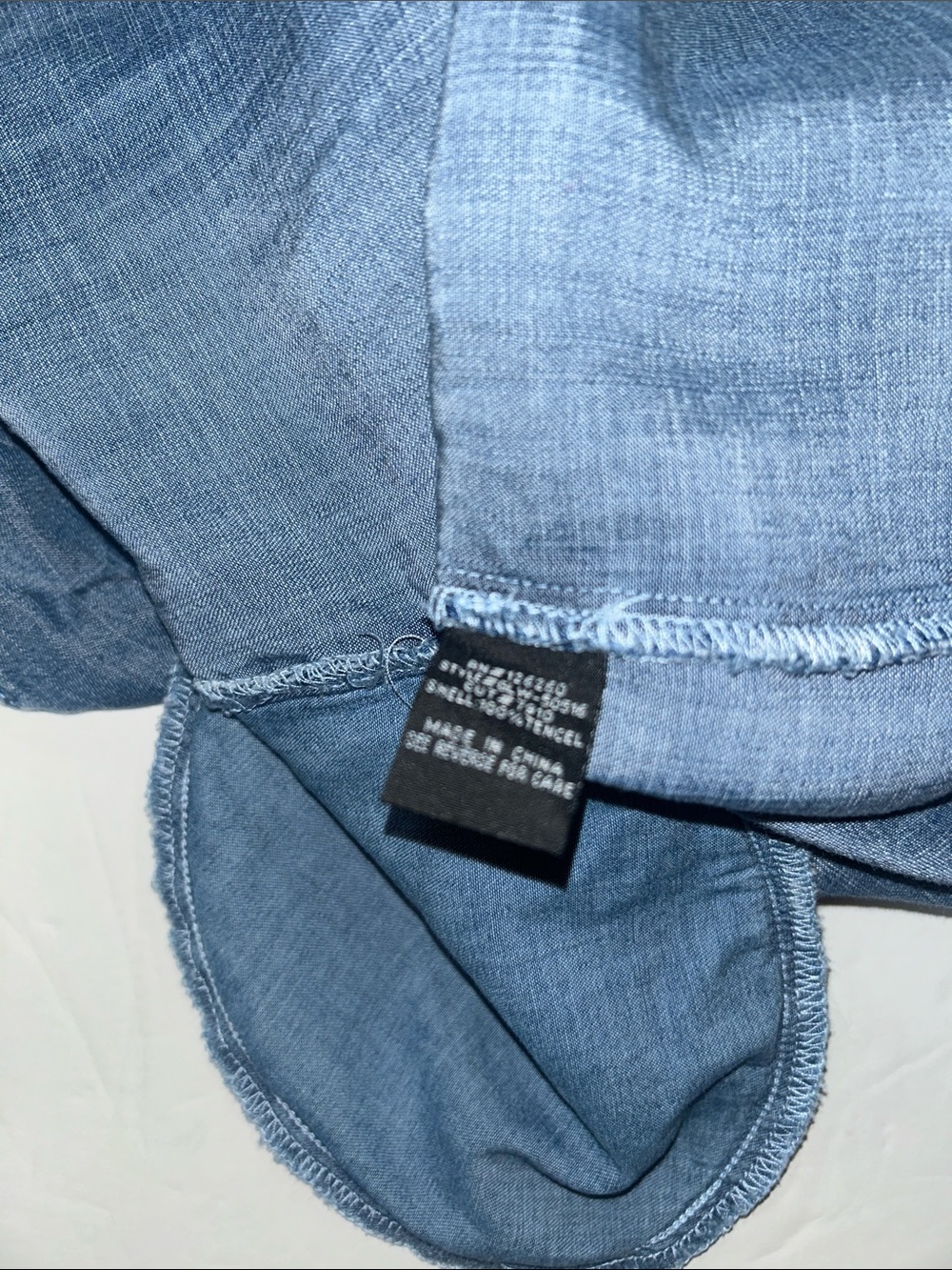 Velvet Heart Blue Denim Button-Front Midi Shirt Dress - Picture 11 of 12